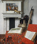 Rincón de la habitación con curiosidades - Jan van der Heyden — vista de la obra
