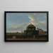 Le Huis ten Bosch in The Hague and its French-style garden seen from the east - Jan van der Heyden — framed artwork on a wall