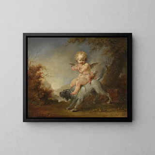Januarius Zick - Cupid riding a dog.webp