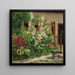 Jardín delantero con amapolas en flor - Marie Egner — cuadro enmarcado en la pared