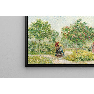 Jardin avec Couples d'amoureux - Place Saint-Pierre | Reproduction Tableau Décoration murale affiche copie