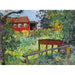 Reproducción del cuadro Jardín con casa roja - Edvard Munch