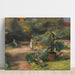 Reproducción del cuadro Jardín con palmera y dos figuras femeninas - Max Liebermann