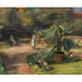 Reproducción del cuadro Jardín con palmera y dos figuras femeninas - Max Liebermann