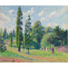 Reproducción del cuadro Jardín de Kew, Londres, Cerca de un Estanque - Camille Pissarro