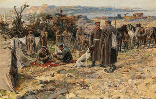 Jaroslav Vn - Biwak des ersten KavallerieRegiments Sofia am Golf von Saros.webp