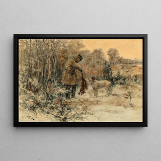 Jaroslav Vn - Hunters with Dead Fox.webp