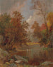 L'automne sur la rivière - Jasper Francis Cropsey — vista de la obra