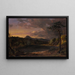 Catskill Creek - Jasper Francis Cropsey — cuadro enmarcado en la pared