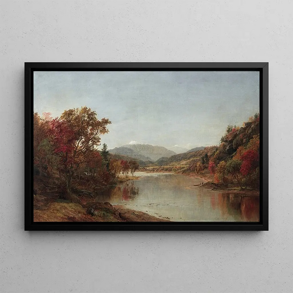 Mont Washington, New Hampshire - Jasper Francis Cropsey — framed artwork on a wall
