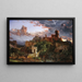 L'Esprit de la guerra - Jasper Francis Cropsey — cuadro enmarcado en la pared