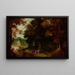 Landscape walk through a forest - Jasper van der Laanen — framed artwork on a wall