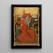 Saint Jerome in His Study - Jaume Ferrer — framed artwork on a wall