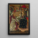 L'Annonciation - Jaume Ferrer — framed artwork on a wall