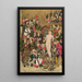 Saint Vincent au bûcher - Jaume Huguet — framed artwork on a wall