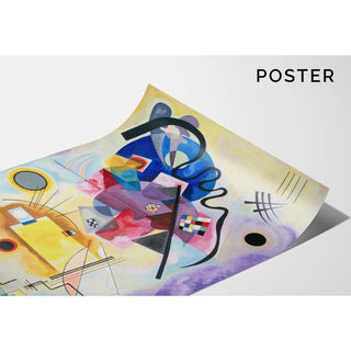 Jaune Rouge Bleu - Wassily Kandinsky | Reproduction Tableau Décoration murale affiche copie
