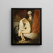 A woman at her toilette - Jean-Antoine Watteau — framed artwork on a wall