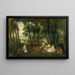 Fête Galante dans un Paysage Boisé - Jean-Antoine Watteau — framed artwork on a wall