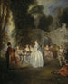Fiestas Venecianas - Jean-Antoine Watteau — vista de la obra