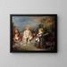 Golden Age Painting - Jean-Antoine Watteau — framed artwork on a wall