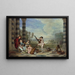 Los Encantos de la Vida - Jean-Antoine Watteau — cuadro enmarcado en la pared