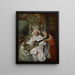 Sous un habit de Mezzetín - Jean-Antoine Watteau — framed artwork on a wall