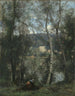 una mujer reuniendo haces en Ville-d'Avray - Jean-Baptiste-Camille Corot — vista de la obra