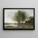 Arleux-du-Nord - Jean-Baptiste-Camille Corot — cuadro enmarcado en la pared