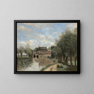 JeanBaptisteCamille Corot - ArleuxduNord le Moulin Drocourt sur la Sense.webp
