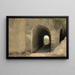 Auteuil, un pasaje abovedado - Jean-Baptiste-Camille Corot — cuadro enmarcado en la pared