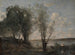 El barquero entre los juncos - Jean-Baptiste-Camille Corot — vista de la obra
