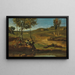Paisaje italiano - Jean-Baptiste-Camille Corot — cuadro enmarcado en la pared