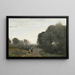Chaville en la mañana de primavera - Jean-Baptiste-Camille Corot — cuadro enmarcado en la pared
