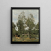 Clairière du Bois Pierre Aux Evaux Près Château-Thierry - Jean-Baptiste-Camille Corot — cuadro enmarcado en la pared