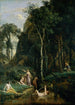 Diane y Acteón Diane sorprendida en su baño - Jean-Baptiste-Camille Corot — vista de la obra