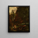 Diane en el baño - Jean-Baptiste-Camille Corot — cuadro enmarcado en la pared