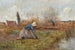 la campesina arrodillada recogiendo diente de león - Jean-Baptiste-Camille Corot — vista de la obra