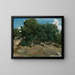Chênes de Fontainebleau à BasBrau - Jean-Baptiste-Camille Corot — cuadro enmarcado en la pared
