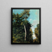 Bosque en la Costa de la Gracia en Honfleur - Jean-Baptiste-Camille Corot — cuadro enmarcado en la pared
