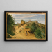 Genzano - Jean-Baptiste-Camille Corot — cuadro enmarcado en la pared