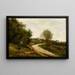 Gouvieux near Chantilly - Jean-Baptiste-Camille Corot — framed artwork on a wall