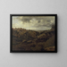 paisaje italiano cerca de Marino en otoño - Jean-Baptiste-Camille Corot — cuadro enmarcado en la pared