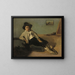Niño campesino italiano - Jean-Baptiste-Camille Corot — cuadro enmarcado en la pared