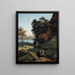 D'Albano en Italia - Jean-Baptiste-Camille Corot — cuadro enmarcado en la pared