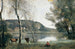 L'Étang de Ville-d'Avray - Jean-Baptiste-Camille Corot | Reproduction — vista de la obra