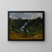 La Cascade de Terni - Jean-Baptiste-Camille Corot — framed artwork on a wall