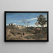 La Cervara, la campiña romana - Jean-Baptiste-Camille Corot — cuadro enmarcado en la pared