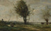 La Encuentro al borde del camino - Jean-Baptiste-Camille Corot — vista de la obra