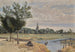 La Rochelle L'Abreuvoir View taken near the ramparts with the Lantern Tower - Jean-Baptiste-Camille Corot — artwork view