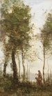 La Lisière du bois - Jean-Baptiste-Camille Corot — artwork view